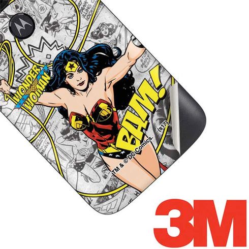 DC Comics Wonder Woman Classic Action Pose Moto E5 Play Skin